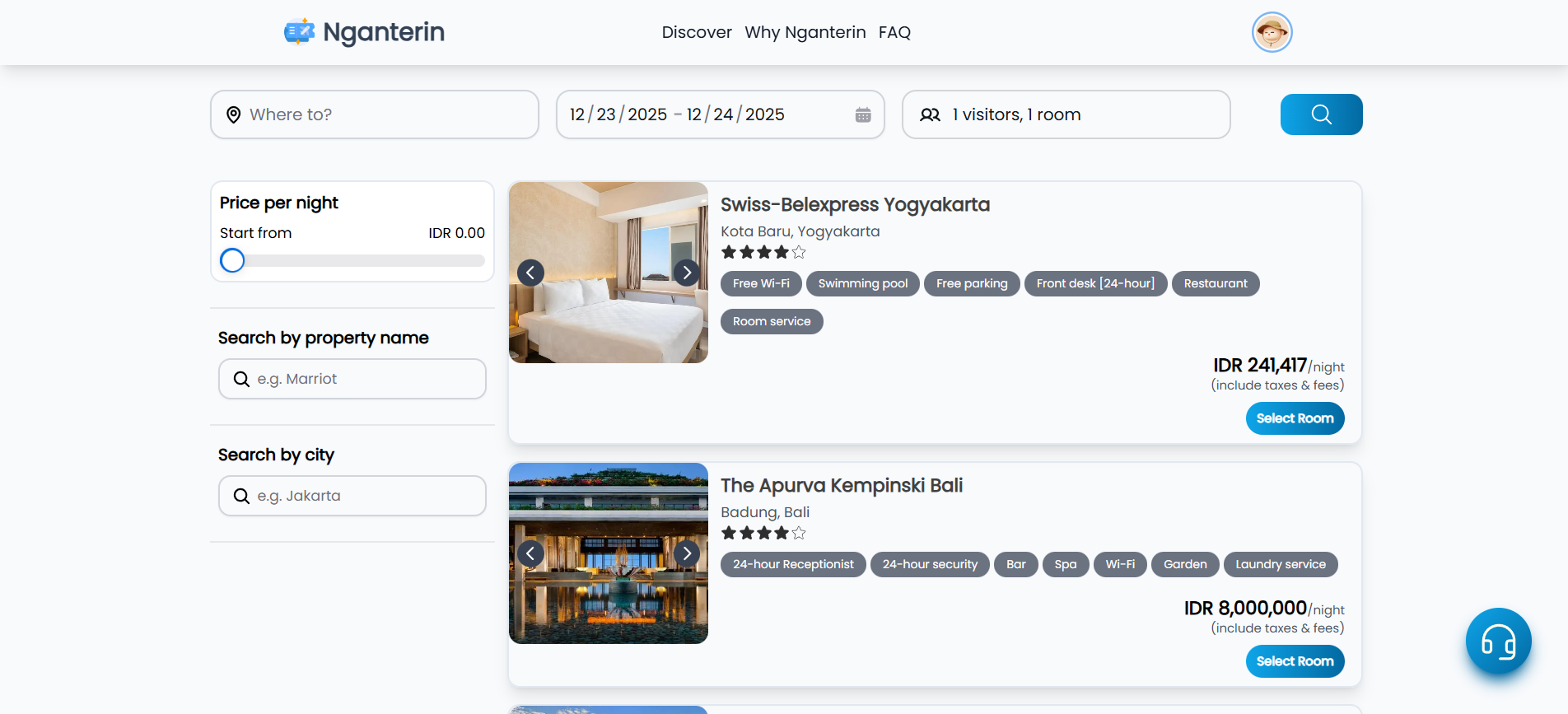 Nganterin screenshot 2